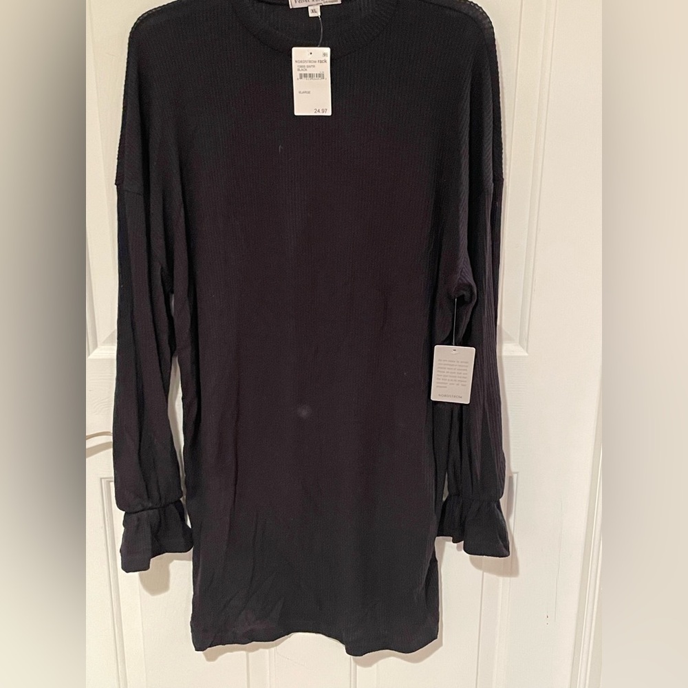 Velvet Torch jR sz XL black sweater dress NWT B88